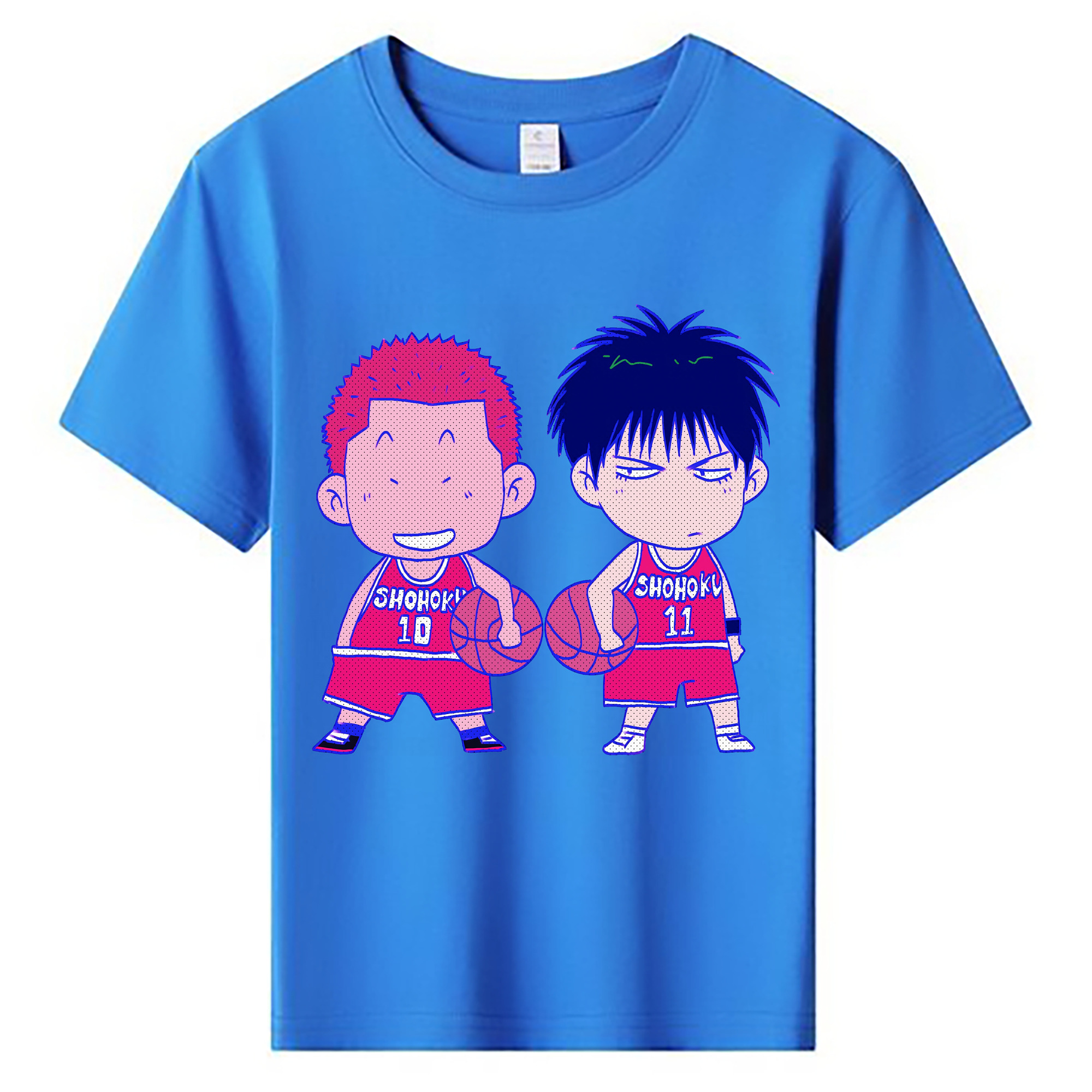 （画像用） SLAM DUNK／スラムダンク 綿100％キッズTシャツ（フロントプリント）